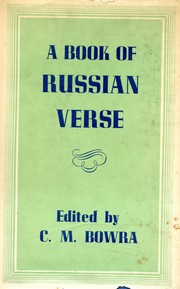 Cover of: A Book of Russian Verse: Translated into English by various hands and edited by