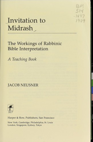 Invitation to Midrash