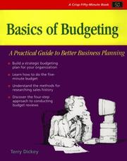 Cover of: The basics of budgeting