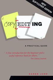 Cover of: Copyediting, a practical guide