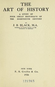 The art of history by J. B. Black