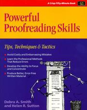 Cover of: Powerful proofreading skills: tips, techniques and tactics