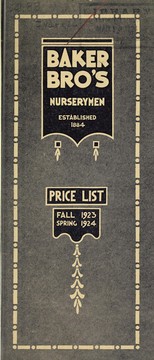 Cover of: Price list: fall 1923, spring 1924