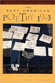 Cover of: The Best American Poetry 1993