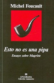 Cover of: Esto no es una pipa:ensayo sobre Magritte