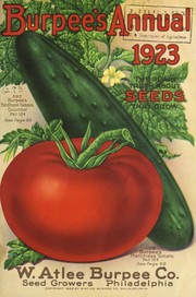 Cover of: Burpee's annual: 1923
