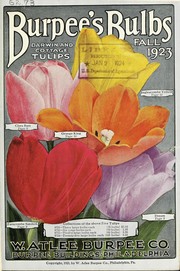 Cover of: Burpee's bulbs: fall 1923