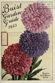 Cover of: Buist garden guide: 1923