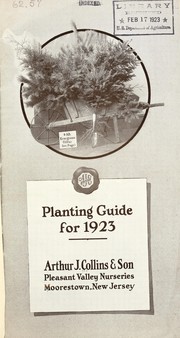 Cover of: Planting guide for 1923