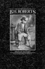 Cover of: The autobiography of B.H. Roberts