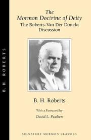 Cover of: The Mormon Doctrine of Deity