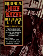 Cover of: The official John Wayne reference book