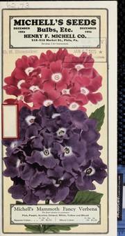 Cover of: Michell's seeds, bulbs, plants: December 1923