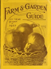 Cover of: Farm & garden guide: 71st year : season of 1923