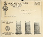 Cover of: Sioux City Seed Co. [price list]: 1923