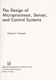 Cover of: The design of microprocessor, sensor, and control systems