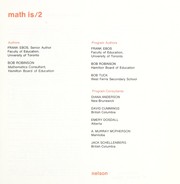 Cover of: Math is ....