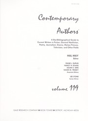 Cover of: Contemporary Authors, Vol. 119