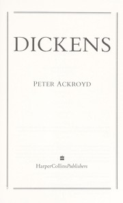 Cover of: Dickens by Peter Ackroyd