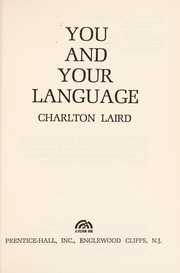 Cover of: You and Your Language.