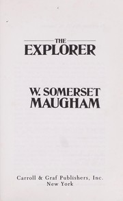 Cover of: The Explorer by William Somerset Maugham