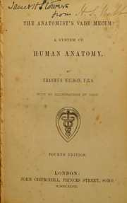 Cover of: The anatomist's vade mecum: a system of human anatomy
