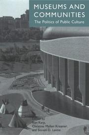 Cover of: MUSEUMS & COMMUNITIES by Karp I