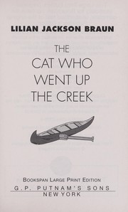 Cover of: The cat who went up the creek by Jean Little