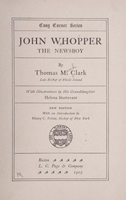 Cover of: John Whopper, the newsboy