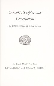 Cover of: Doctors, people, and government