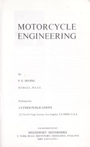 Cover of: Motorcycle engineering
