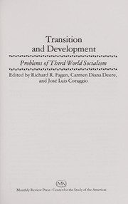 Cover of: Transition and development : problems of Third World socialism by 