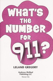 Cover of: What's the number for 911?