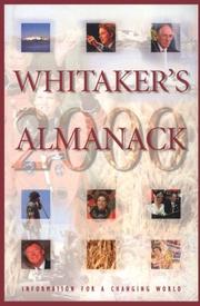 Cover of: Whitaker's Almanack 2000 (Whitaker's Almanack)