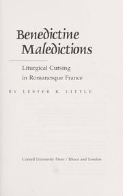 Cover of: Benedictine maledictions by Lester K. Little