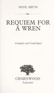 Cover of: Requiem for a Wren (Large Print)