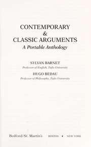 Cover of: Contemporary & classic arguments: a portable anthology