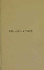 Cover of: Model kitchen ...