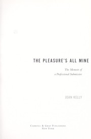 Cover of: The pleasure's all mine