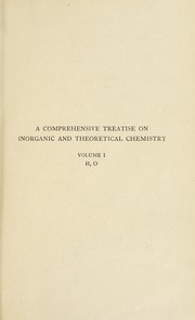 Cover of: The principles of chemistry