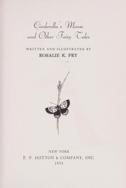 Cover of: Cinderella's mouse, and other fairy tales