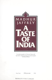 Cover of: A taste of India