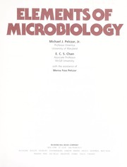 Cover of: Elements of microbiology by MichaelJ Pelczar