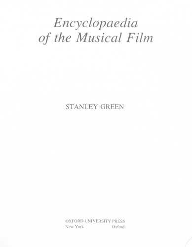 Encyclopaedia of the Musical Film