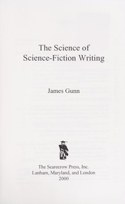 Cover of: The science of science-fiction writing