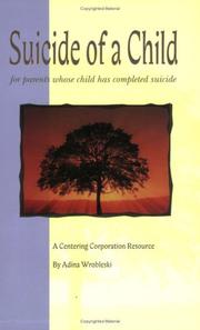 Cover of: Suicide of a Child