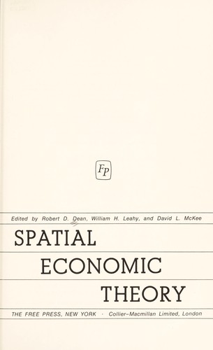 Spatial economic theory.
