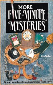 Cover of: More five-minute mysteries