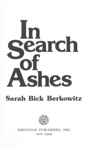 Cover of: In search of ashes