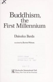 Cover of: Buddhism, the first millennium